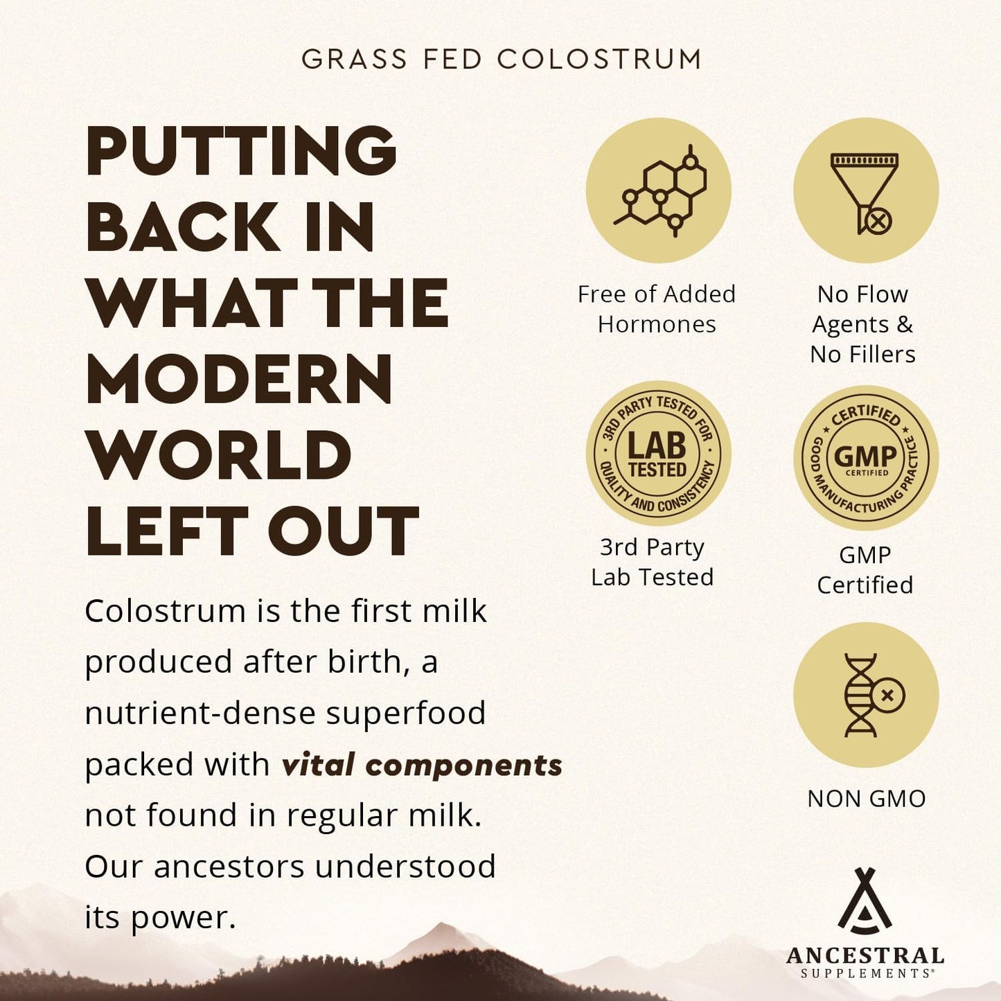 Ancestral Supplements FEM & Colostrum Bundle for Women – Supports Hormone Balance, Energy, Skin, Immunity & Digestion – Grass Fed, Pasture Raised Female Organ Blend with Bioactive Colostrum