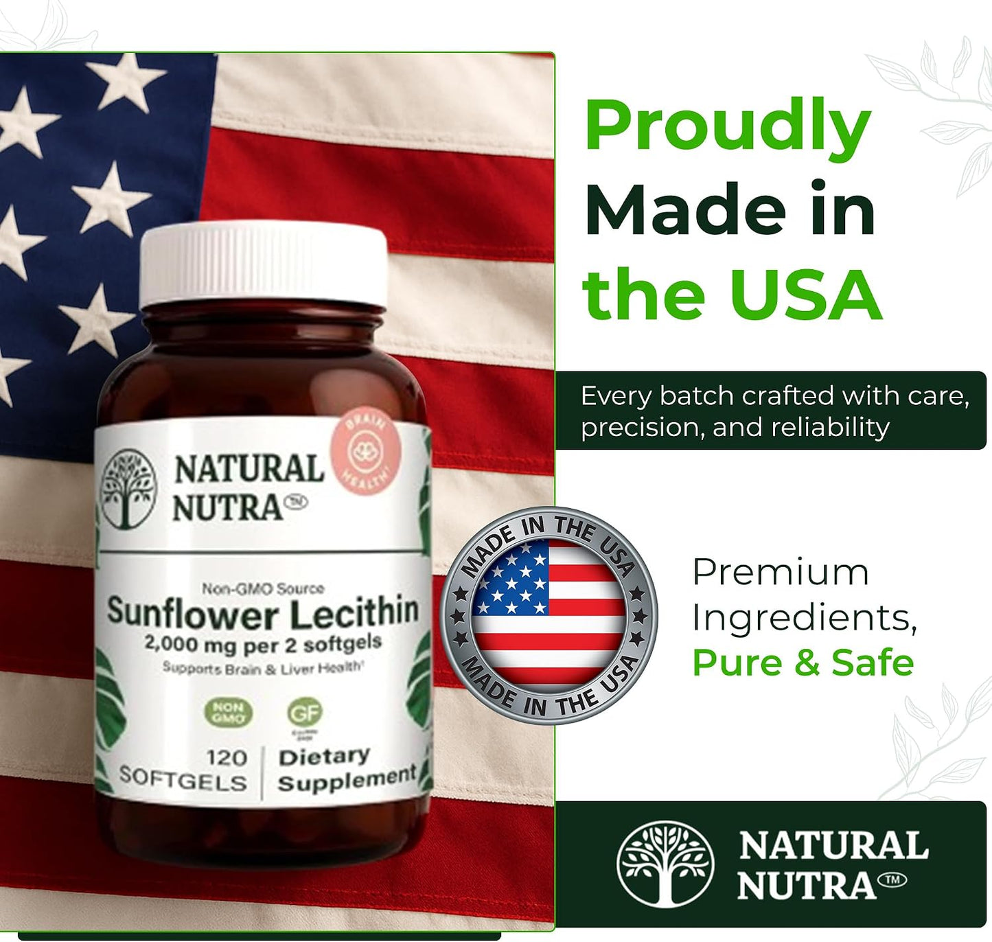 Natural Nutra Calcium Magnesium Zinc (Cal-Mag Zinc) with Vitamin D3,100 | Bone, Teeth, Muscle & Nerve Support, Gluten Free, Sugar Free