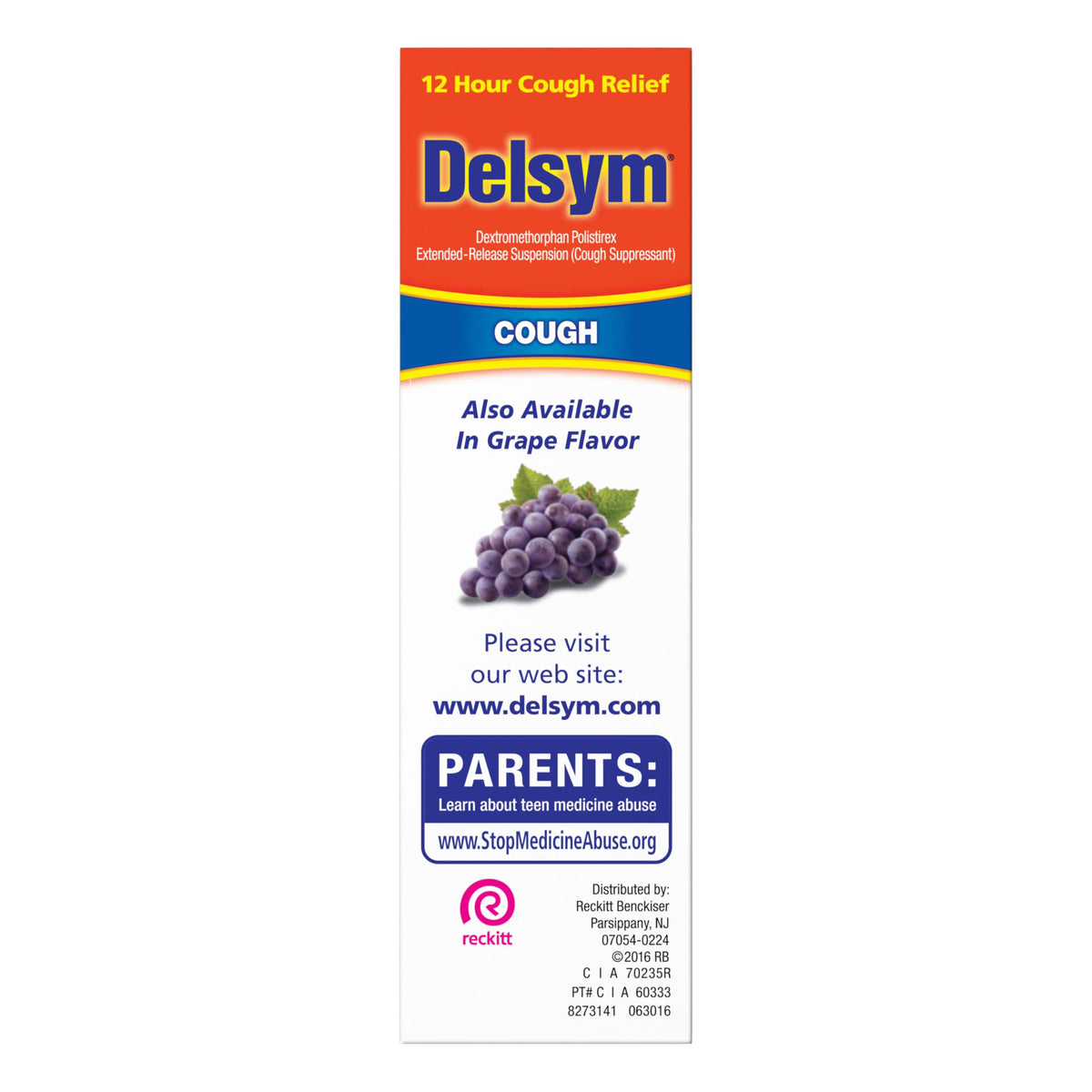 Delsym 12 Hour Cough Medicine for Adults, Powerful Relief for 12 Hours, Cough Suppressant Liquid with Extended-Release Dextromethorphan, Orange Flavor Liquid Cough Syrup, 5 Fl Oz (Pack of 1) Delsym buy supplements Au