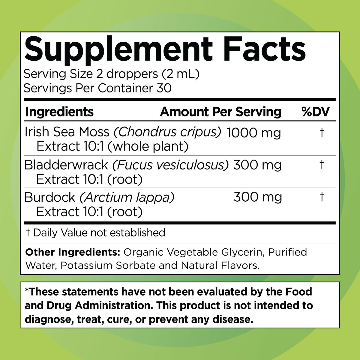 Liquid Naturals Irish Sea Moss Drops - Citrus Berry Flavor - 92+ Essential Minerals & Vitamins - Energy, Skin, Gut, Recovery - Bladderwrack and Burdock Root - 2 fl. oz Liquid NaturalsBuy Supplements Australia