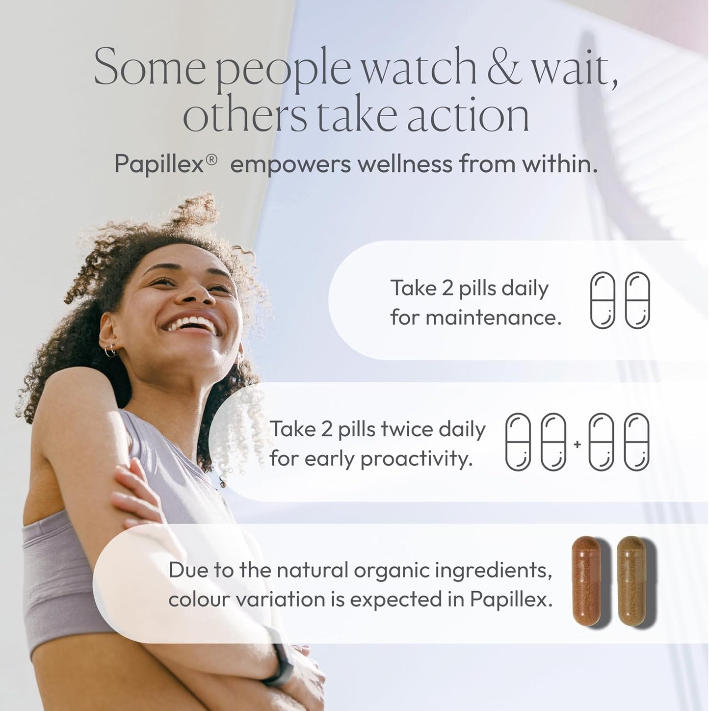 Papillex Dietary Supplement Tablets All Natural Immune Support - Immunity Defense - Best Immune System Booster - Organic 60 Capsules Bottle (Single Bottle)