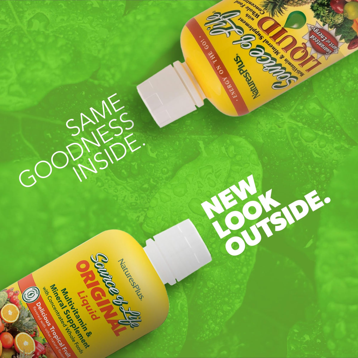 NaturesPlus Source of Life Liquid - 30 fl oz - Tropical Fruit Flavor - Wholefood Supplement, Energy Booster, Antioxidant - Vegetarian, Gluten-Free - 30 Servings Aus HealthcareBuy Supplements Australia