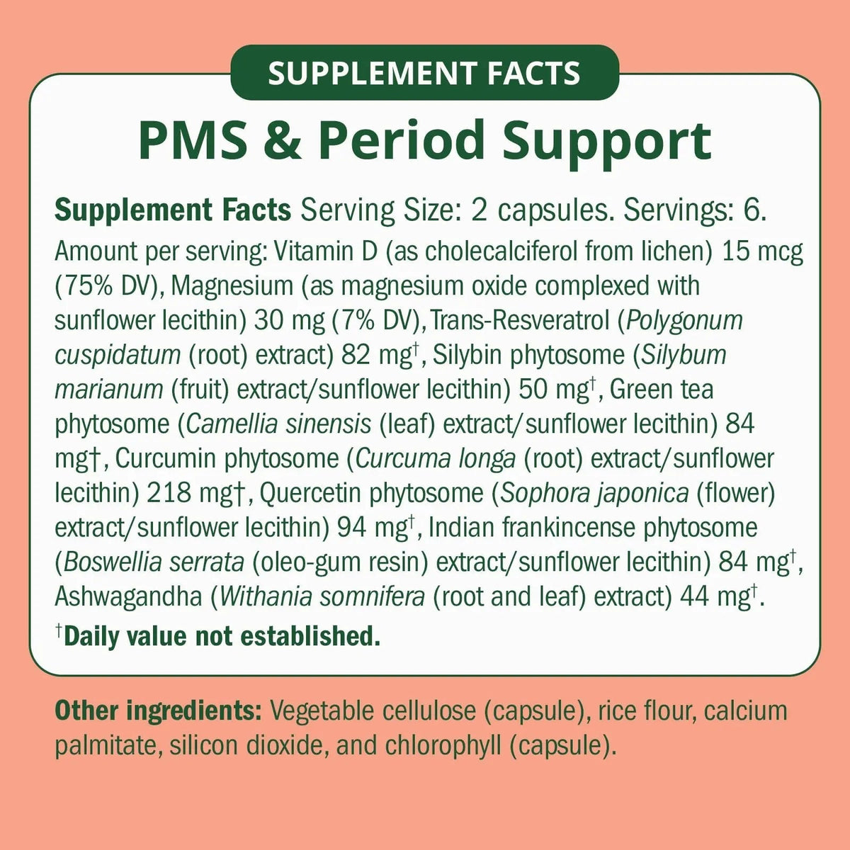 Semaine PMS & Period Relief - Menstrual Cramp Relief: No More Period Cramps, Mood Swings, or Bloating. PMS Supplement for Happy Hormones and Period Relief. (12 Count) SemaineBuy Supplements Australia