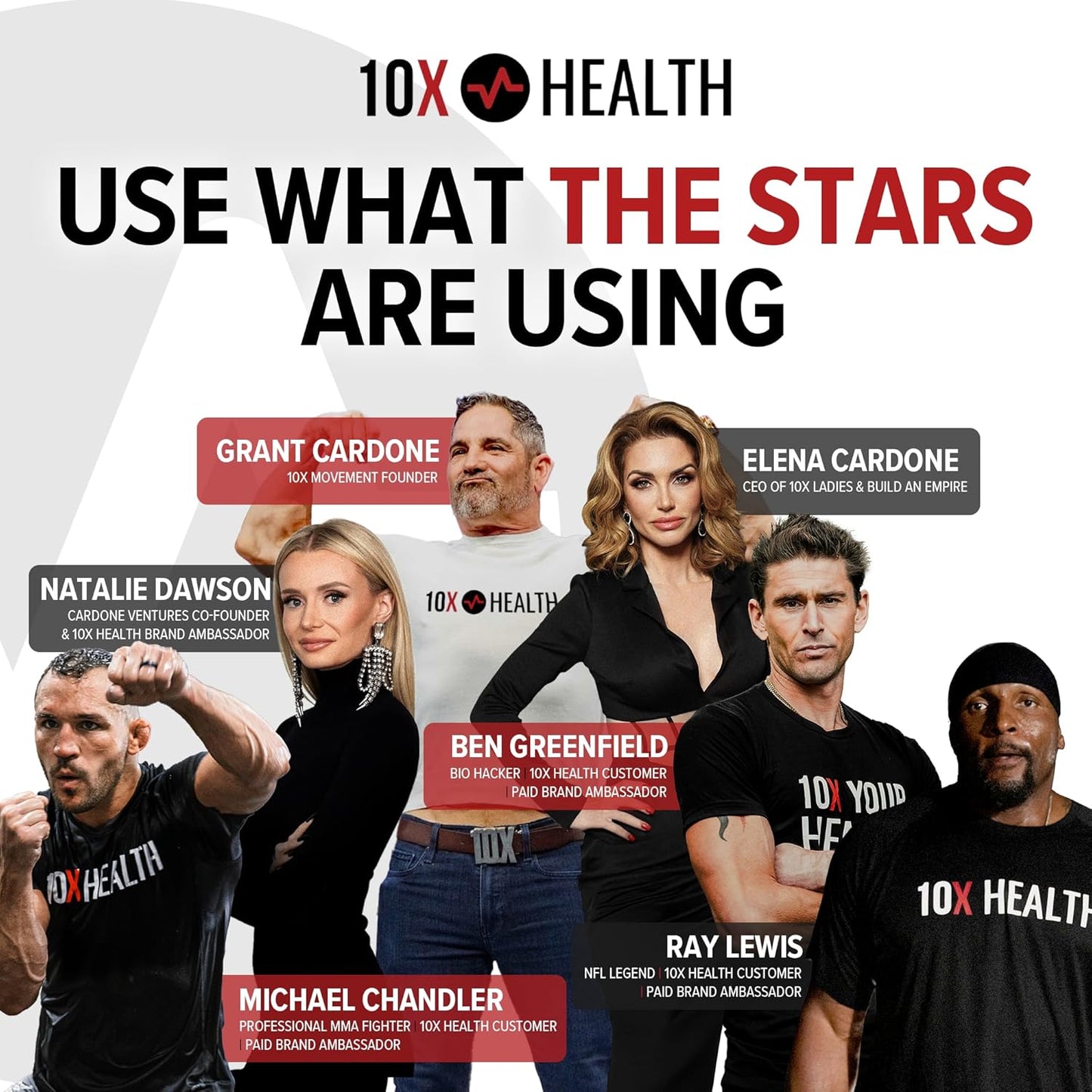 10X Health Tongkat Ali - 60 Capsules | Testosterone Booster for Men: Eurycoma Longifolia 1000mg, Strength, Vitality & Muscle Growth