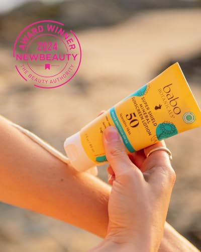 Babo Botanicals Sheer Mineral Sunscreen Lotion SPF 50 with 100% Mineral Active Ingredients for Babies, Kids or Extra Sensitive Skin, Lightweight - PrimeBioHealth - canada supplements