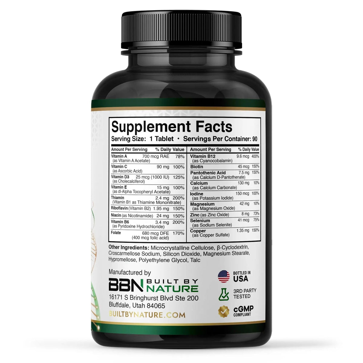 Built by Nature Multivitamin for Women – Daily Womens Multivitamin Supplement with Essential Vitamins & Minerals - PrimeBioHealth - canada supplements