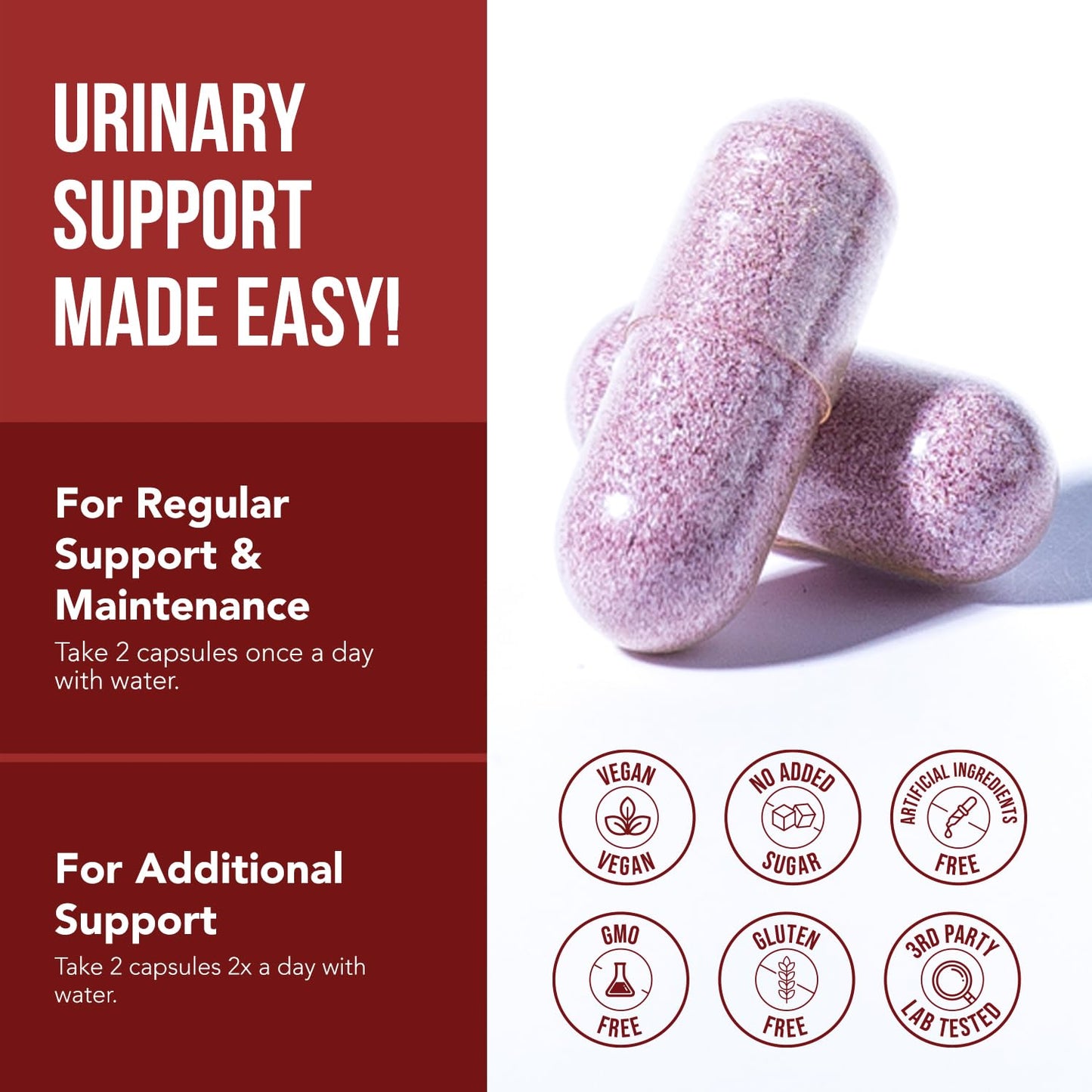 CranEaze®: Cranberry Juice Extract Plus D-Mannose – 36 mg PAC, 100% Soluble PAC - Supports Urinary Tract Health – Most Effective Cranberry Pills for Women, UTI Cranberry Supplement - 60 Capsules - PrimeBioHealth - canada supplements
