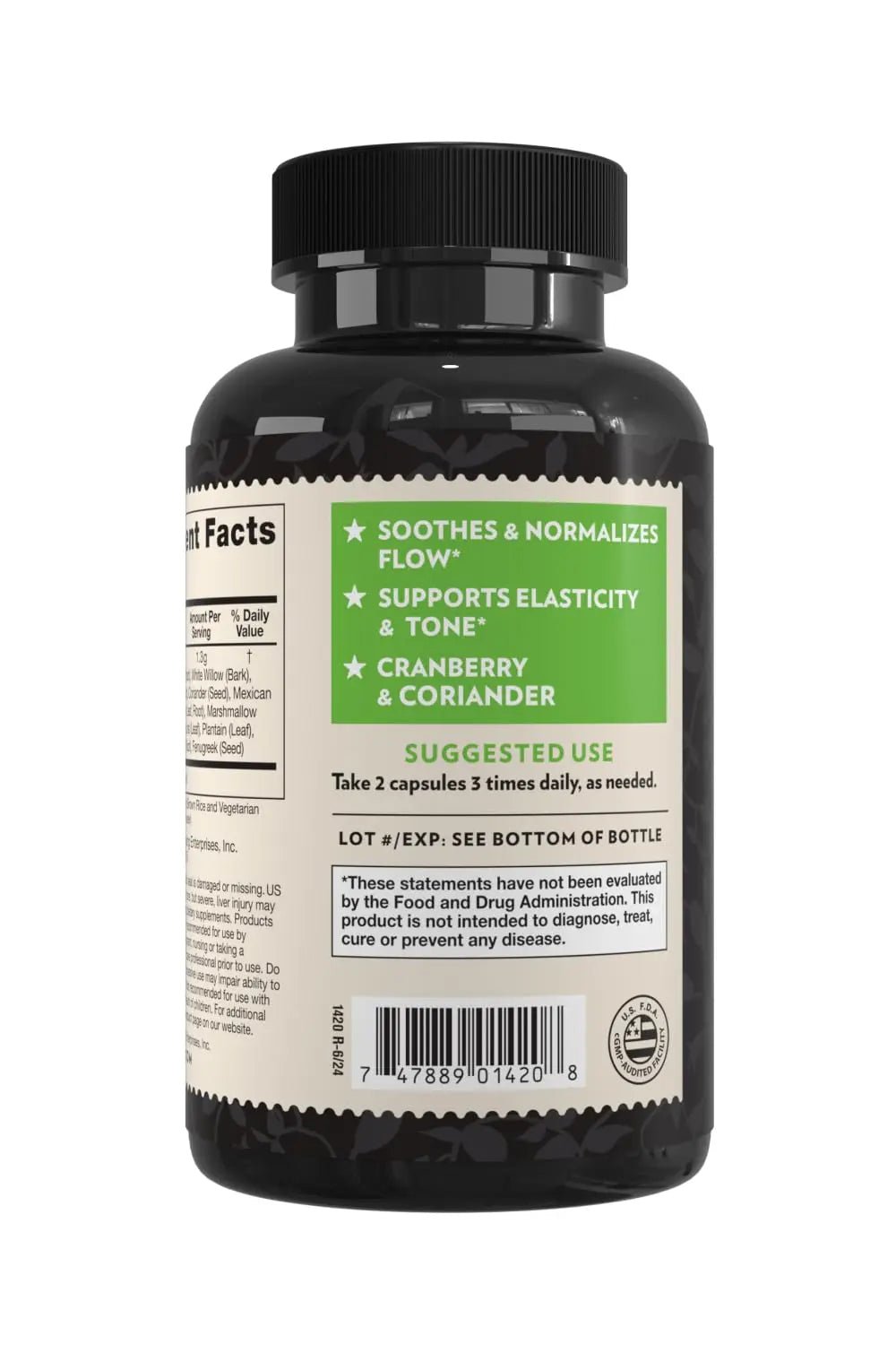 Crystal Star Bladder Support (60 Capsules) – Herbal Supplement for Healthy Bladder Function - Cranberry, Dandelion & Fenugreek - Helps Overactive Bladder and Incontinence - Non-GMO - PrimeBioHealth - canada supplements