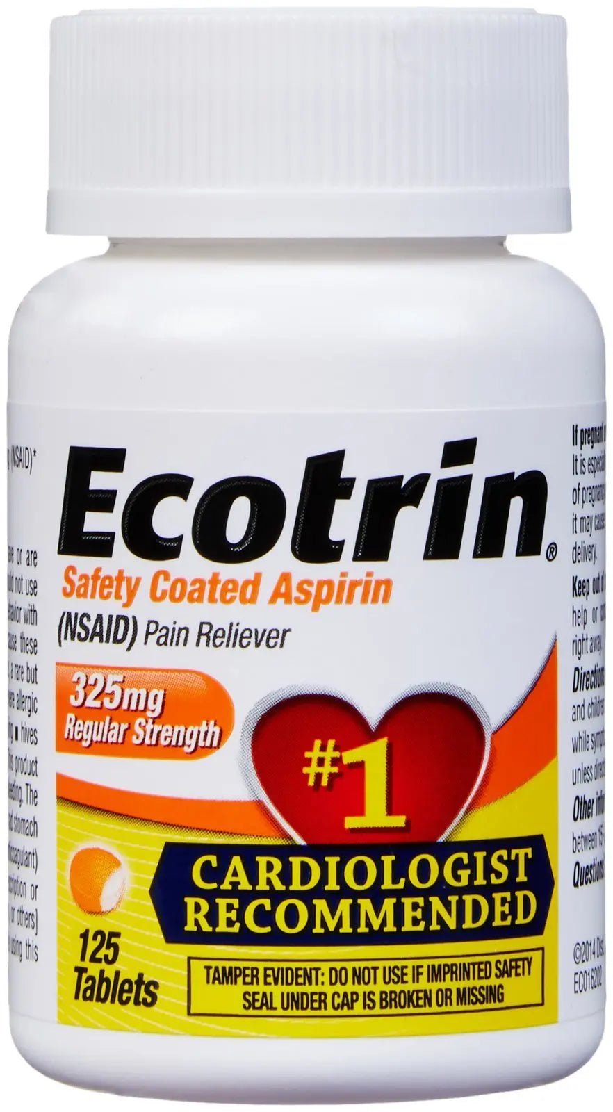 Ecotrin Regular Strength, 125 ct - PrimeBioHealth - canada supplements