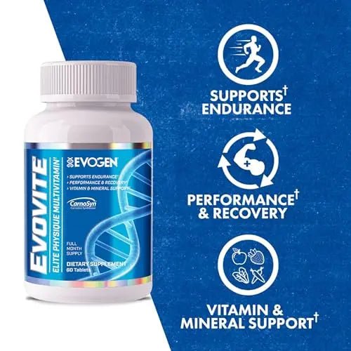 Evogen Evovite - Elite Physique Multivitamin for Women & Men | Advanced Formula for Endurance, Recovery, & Joint Health | - PrimeBioHealth - canada supplements