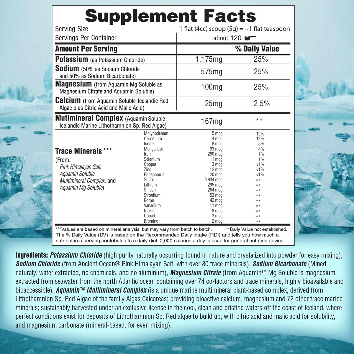 Fast Lyte Fasting Electrolyte Supplement Powder | No Sugar Unflavored Raw Electrolytes | 25% RDI Magnesium and Potassium with Trace Minerals | Carnivore & Keto Friendly - PrimeBioHealth - canada supplements