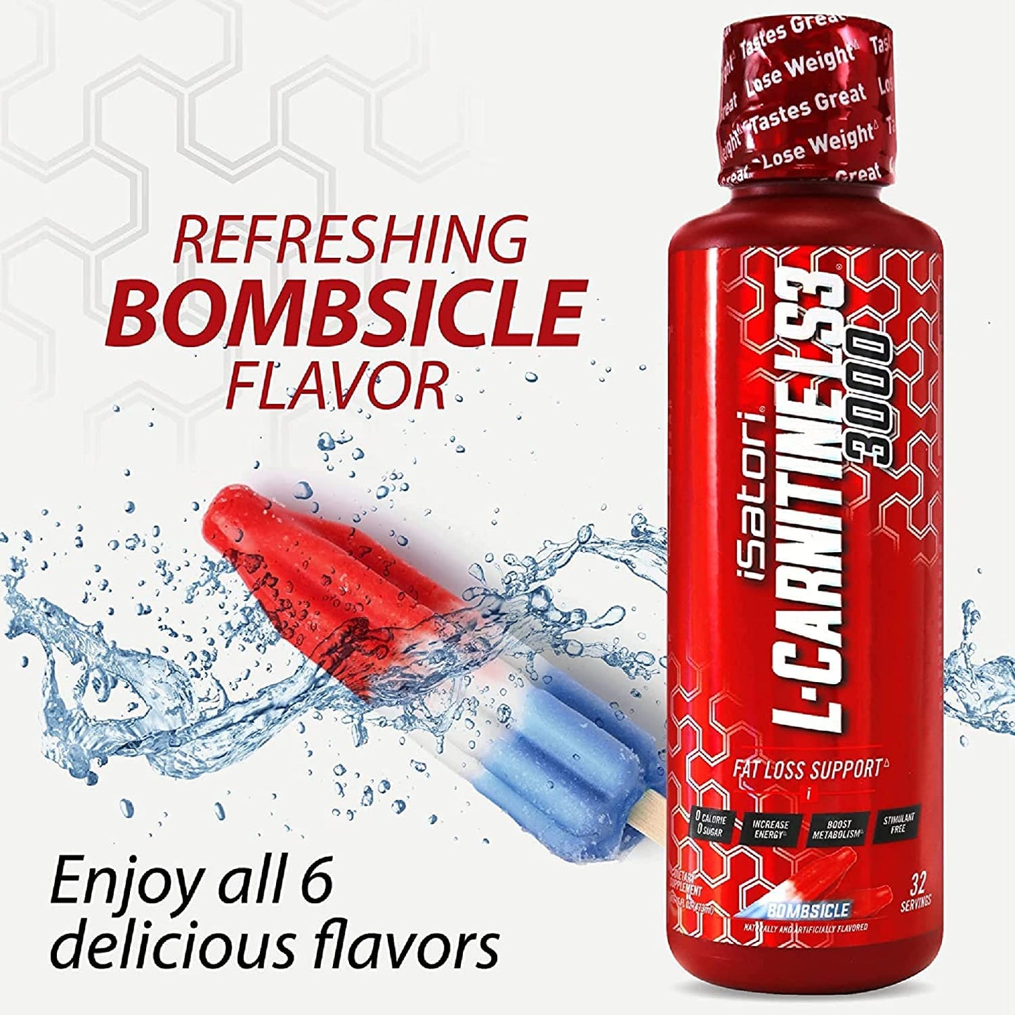 iSatori L-Carnitine LS3 3000, Liquid L-Carnitine with Acetyl L-Carnitine, L-Carnitine L-Tartrate, Stimulant Free Pre Workout, Low Calories, Sugar, Gluten, - PrimeBioHealth - canada supplements