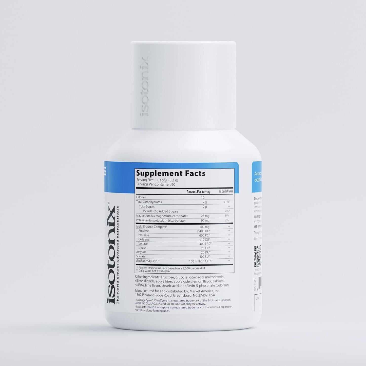 Isotonix® Digestive Enzymes with Probiotics | DigeZyme® Multi-Enzyme Complex & Lactospore® Bacillus Coagulans | Nutrient Absorption, Gut Balance & Digestive Health - PrimeBioHealth - canada supplements