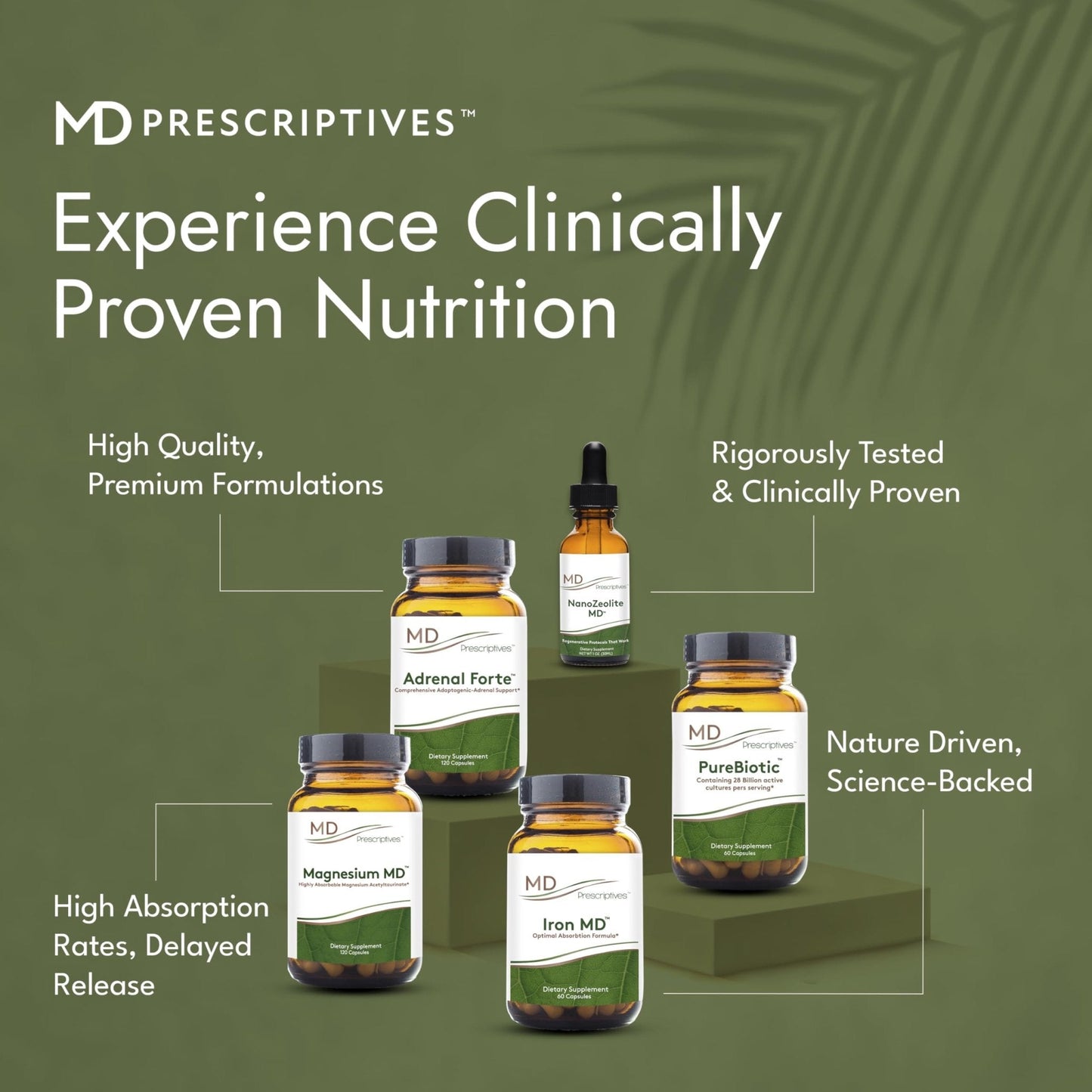MD Prescriptives - PureBiotic - Probiotic Dietary Supplement for Digestive & Gut Health - 60 Capsules - PrimeBioHealth - canada supplements