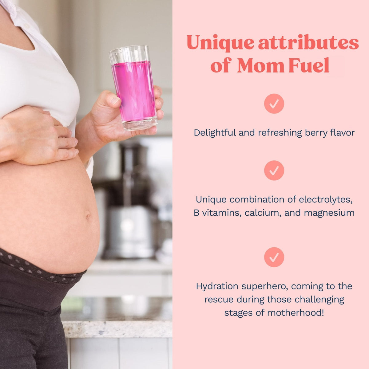 Mommy Knows Best Mom Fuel Electrolyte Drink Mix for Moms, Hydration Support - for Pregnancy, Prenatal, Electrolytes + Trace Minerals, Lactation Drink Mix Supplement (32 Count) - PrimeBioHealth - canada supplements