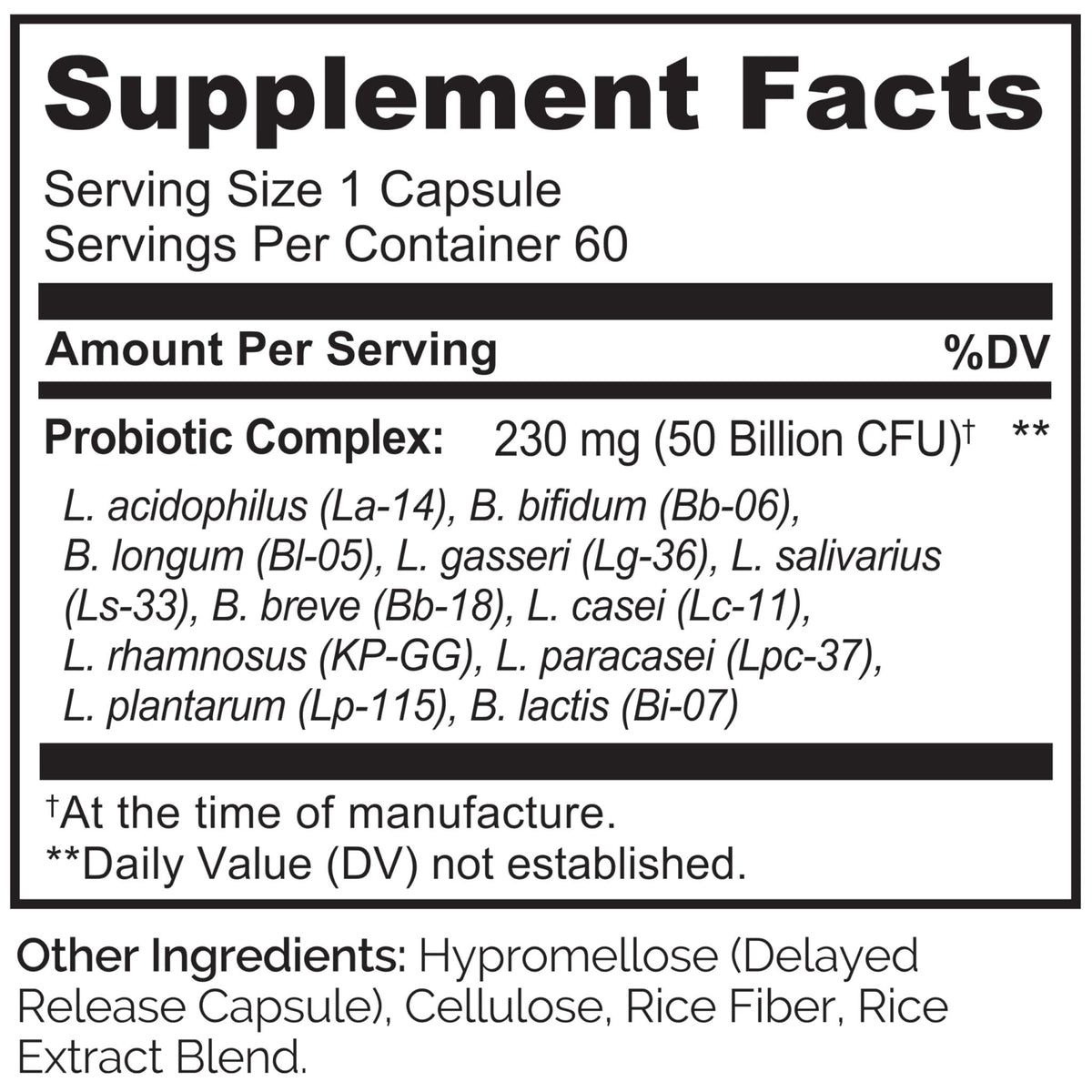 NATURELO Probiotics for Digestive Health - 50 Billion CFU, 11 Strains, Daily Use Supplement - Boosts Immune System, Delayed Release, - PrimeBioHealth - canada supplements