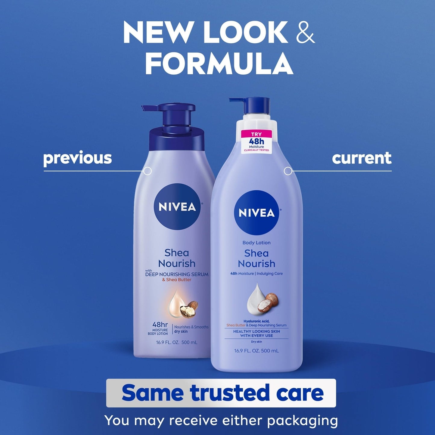 NIVEA Shea Nourish Body Lotion for Dry Skin with Hyaluronic Acid, Shea Butter and Deep Nourishing Serum - PrimeBioHealth - canada supplements