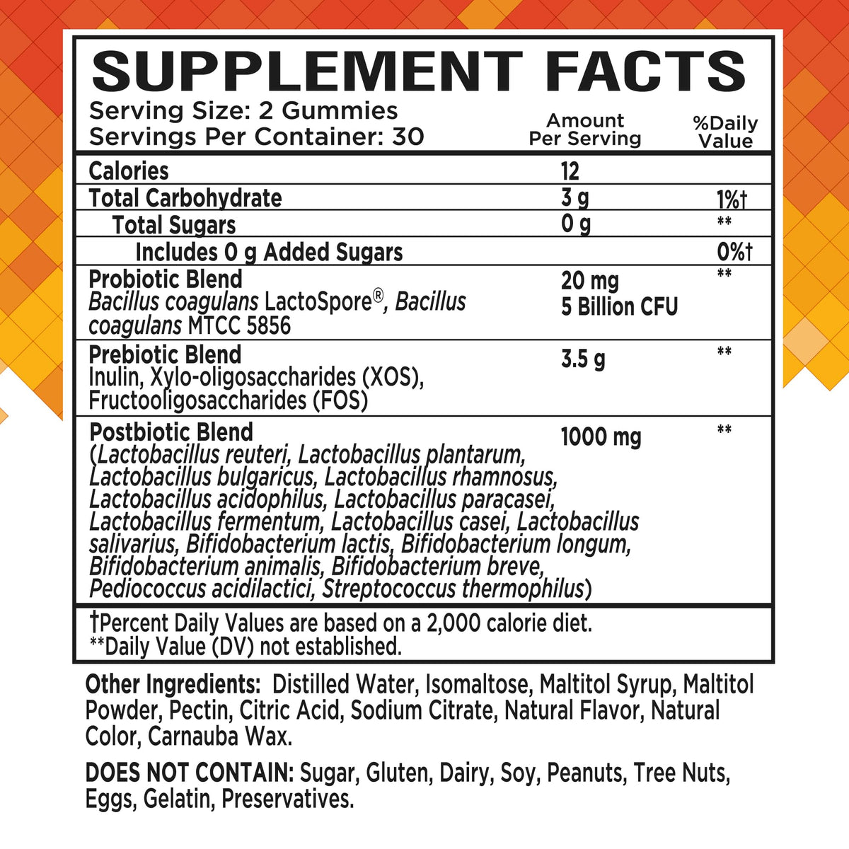 NutraPep Prebiotic Probiotic & Postbiotic Gummies for Women Men & Kids Children - High Potency 5 Billion CFU - Sugar-Free & Gluten 60 Count (Pack of 2) - PrimeBioHealth - canada supplements