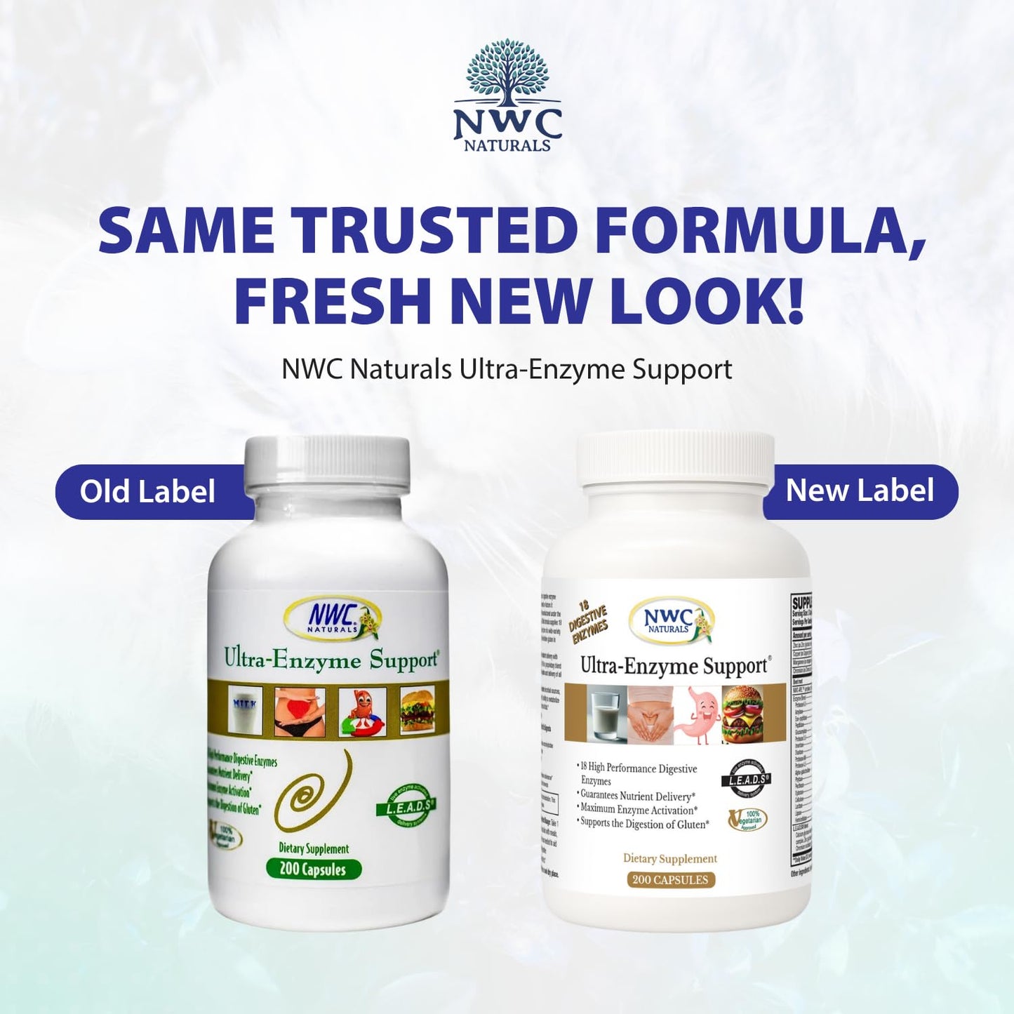 NWC Naturals Ultra-Enzyme Support, Natural Digestive Supplement, Promotes Optimal Health and Digestion, 200 count Capsules - PrimeBioHealth - canada supplements