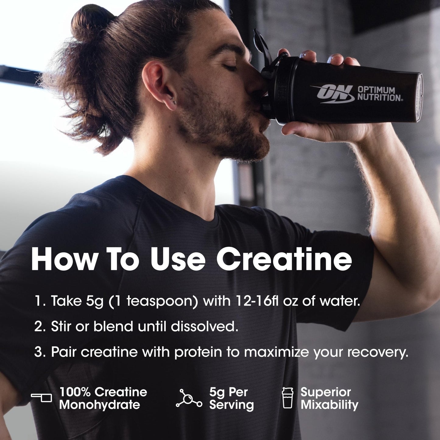 Optimum Nutrition Micronized Creatine Monohydrate Powder, Unflavored, 60 Servings, 300 Grams (Packaging May Vary) - PrimeBioHealth - canada supplements