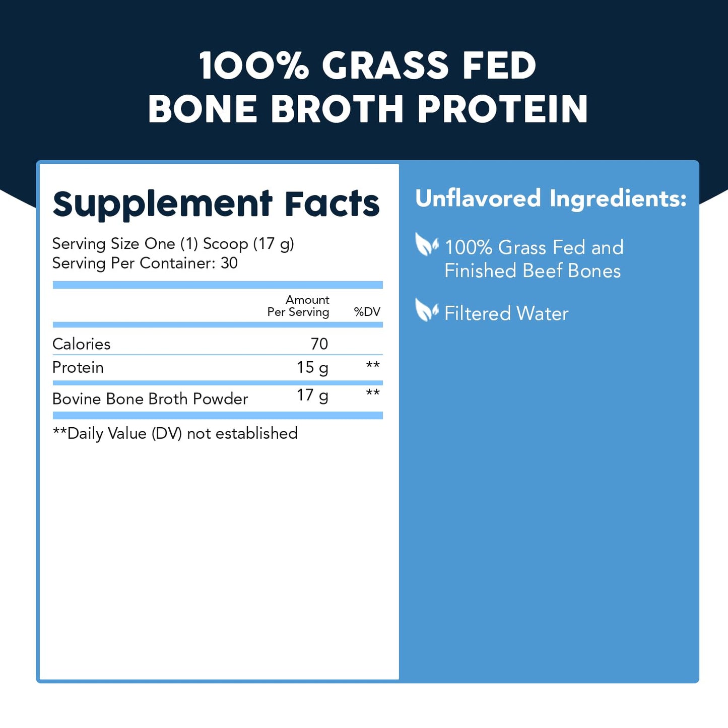 Paleovalley 100% Grass Fed Beef Bone Broth Protein Powder - Rich in Collagen Peptides for Hair, Skin, Gut Health, Bone and Joint Support - PrimeBioHealth - canada supplements