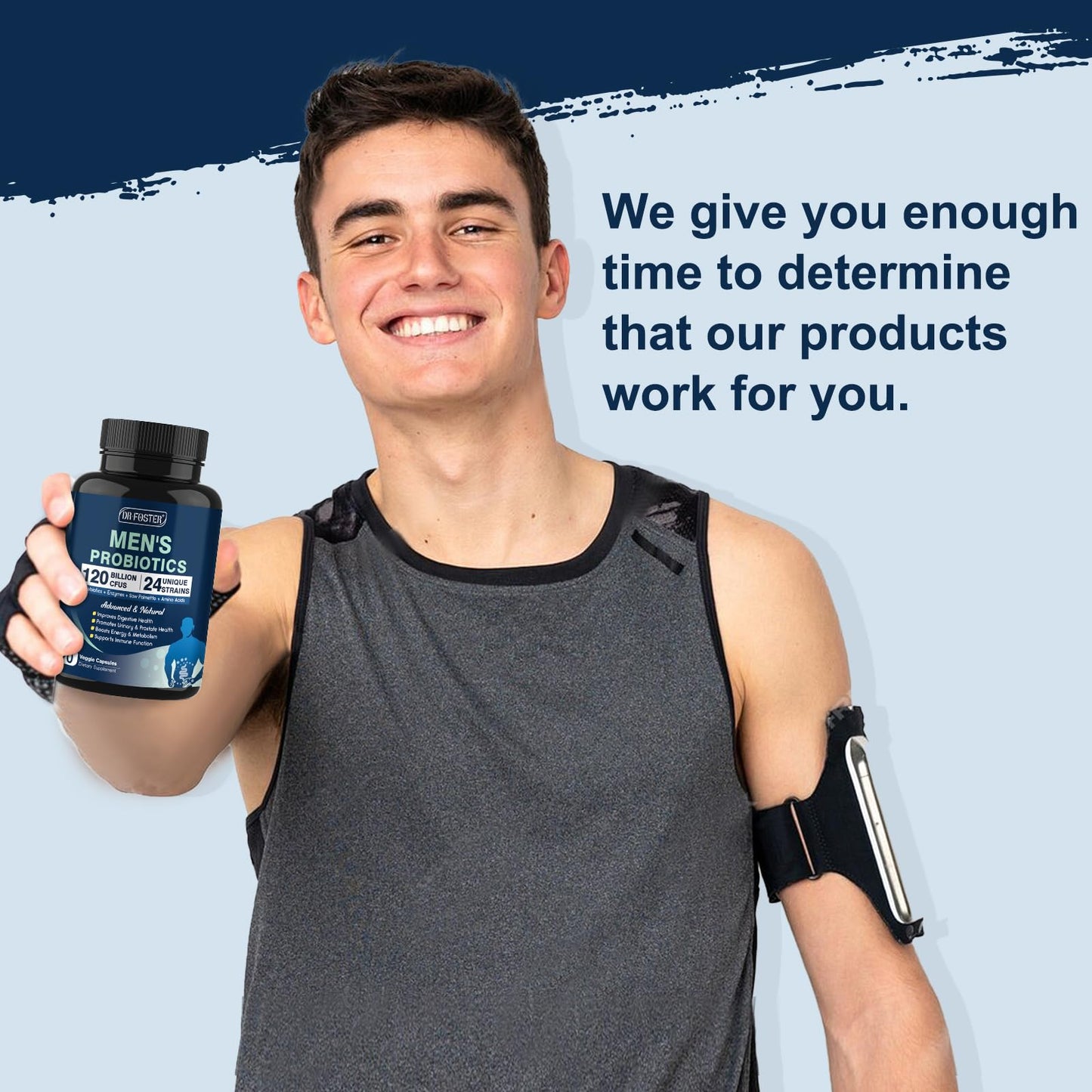Probiotics for Men Digestive Health, 120 Billion CFUs Mens Probiotic with Digestive Enzymes & Prebiotics & Saw Palmetto & Cranberry for Gut, Prostate & Urinary Tract Health, Shelf Stable, 90 Capsules - PrimeBioHealth - canada supplements