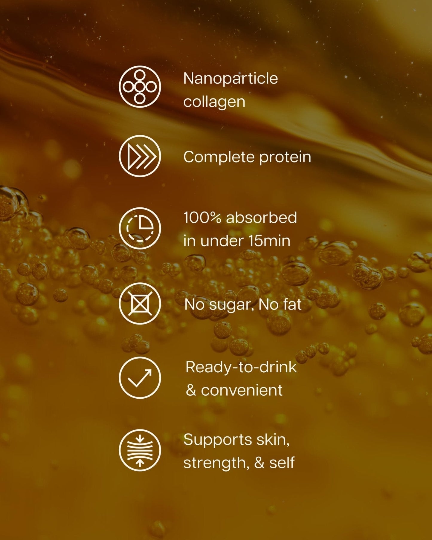 ProT Gold Liquid Collagen Protein Shot, Support for Hair, Nails and Skin, 17g, Nano Hydrolyzed & Grass Fed with Amino Acids, Sugar Free, Gluten Free, - PrimeBioHealth - canada supplements