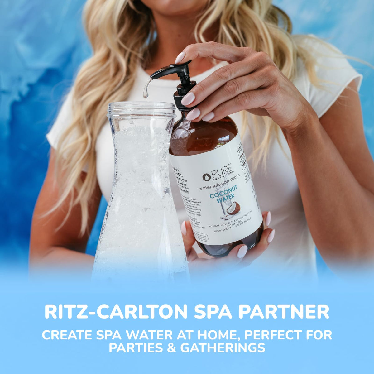 Pure Inventions - Coconut Water Infusion Drops – Electrolytes - Sugar-Free Hydration, Zero Calories, No Artificial Sweeteners, Clean Ingredients, 30 Servings - PrimeBioHealth - canada supplements