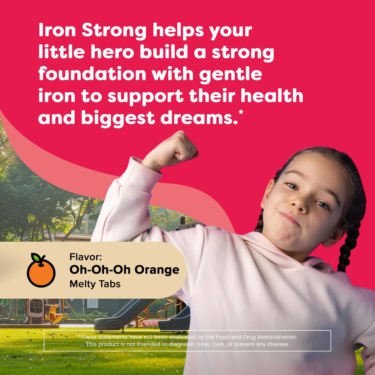 Renzo's Iron Supplements for Kids, Dissolvable Vegan Kids Iron Supplement with Vitamin C, Sugar-Free Melty Tabs - PrimeBioHealth - canada supplements