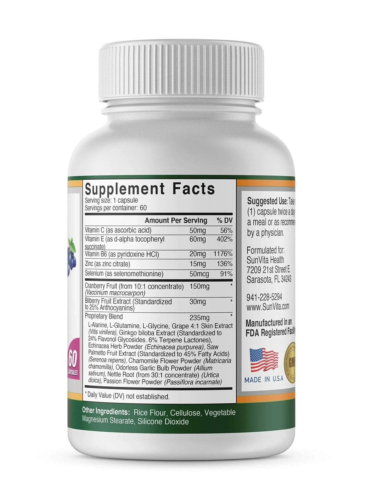 SunVita Health - Bladder Balance® - Bladder Control for Women • Bladder Issues Such as Urinary Frequency, Urgency and Urinary Tract Issues! - PrimeBioHealth - canada supplements