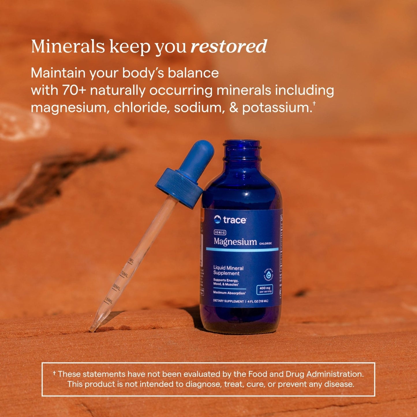 Trace Minerals Ionic Magnesium - Liquid Ionic Magnesium to Support Immune, Brain & Heart Health - Supplement to Aid Energy & Vitality - PrimeBioHealth - canada supplements
