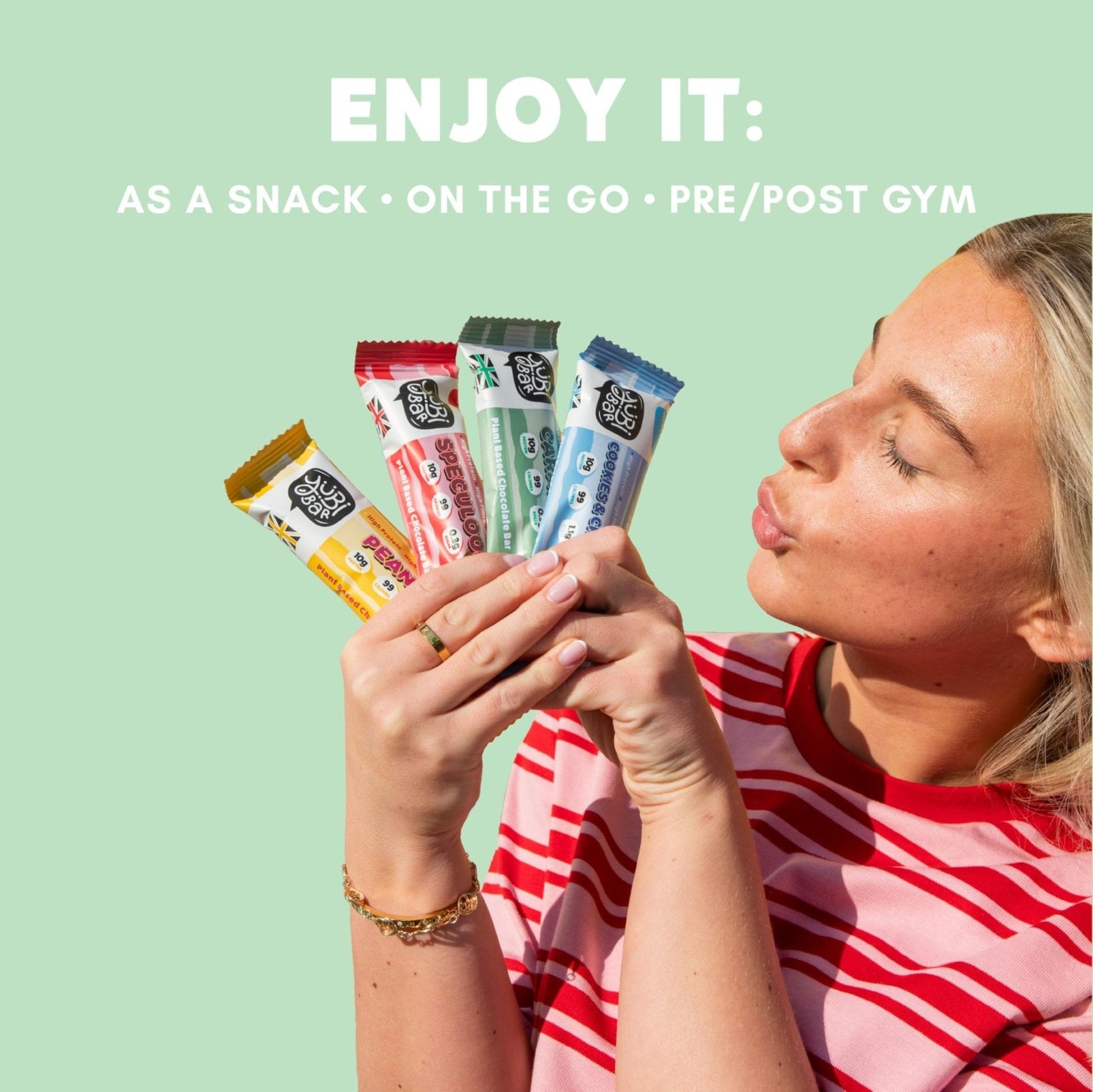 YuBi Bars - Protein Bars - 12 Bar Variety Pack - 100 Calories, 10g of Protein, Low Sugar, Low Carb, Palm Oil Free/Non-GMO, Gluten Free, Dairy Free, Healthy Snack, Non-GMO - 14.8oz (12 Pack, Variety Box) - PrimeBioHealth - canada supplements