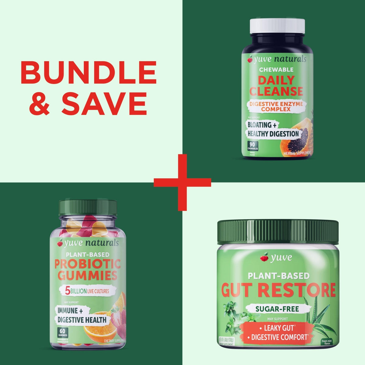 Yuve Prebiotic Fiber Gummies - Delicious - 3g Soluble Fiber Supplement - Supports Digestive Health & Regularity - Vegan & Gluten-Free Fiber Gummies for Adults & Kids - PrimeBioHealth - canada supplements