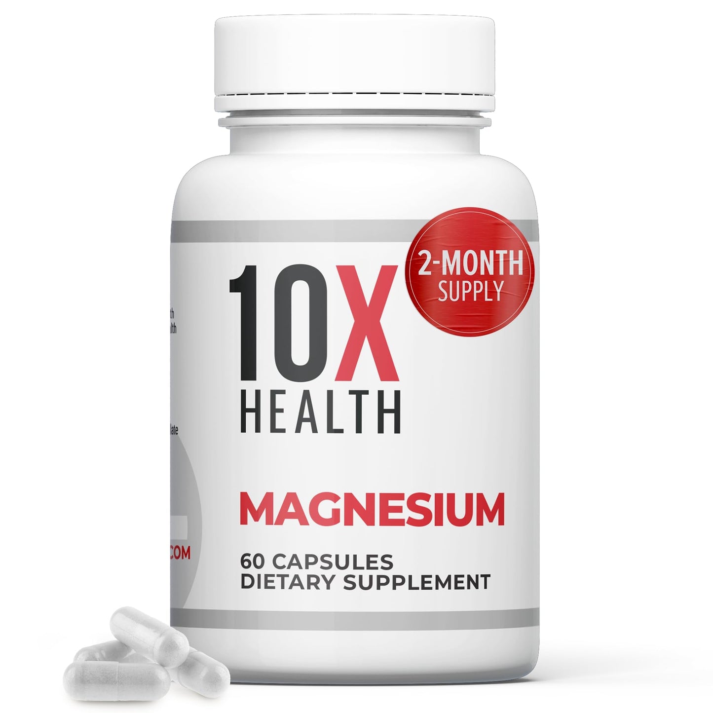 10X Health Magnesium Supplements - High-Absorption Magnesium Citrate for Sleep, Muscle & Nerve Support - PrimeBioHealth - canada supplements