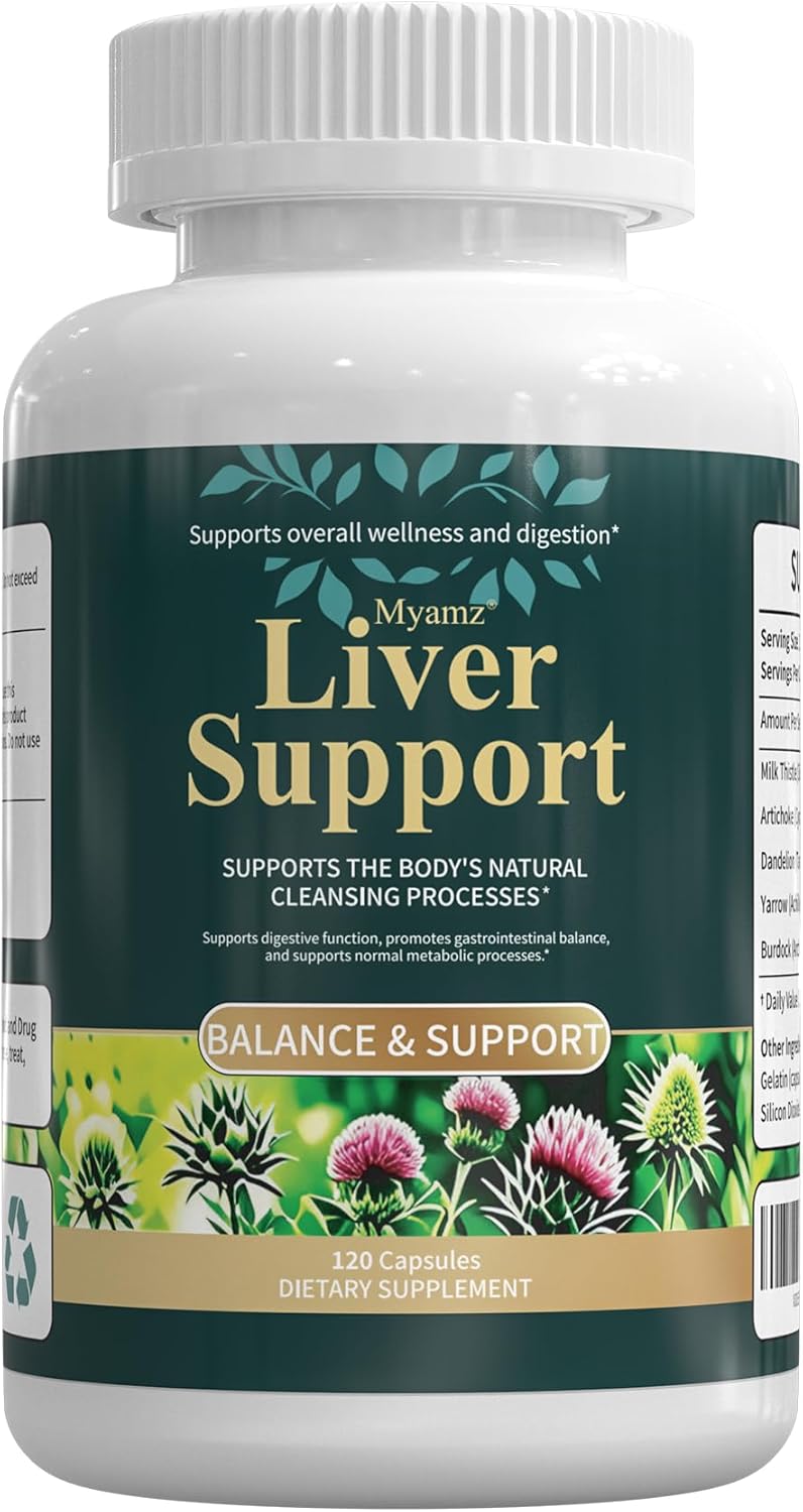 120 Capsules Milk Thistle Liver Cleanse Detox & Repair Supplement -Formulated Happy Liver Support - Liquid Herbal Supplements for Liver Health-Made in USA - PrimeBioHealth - canada supplements