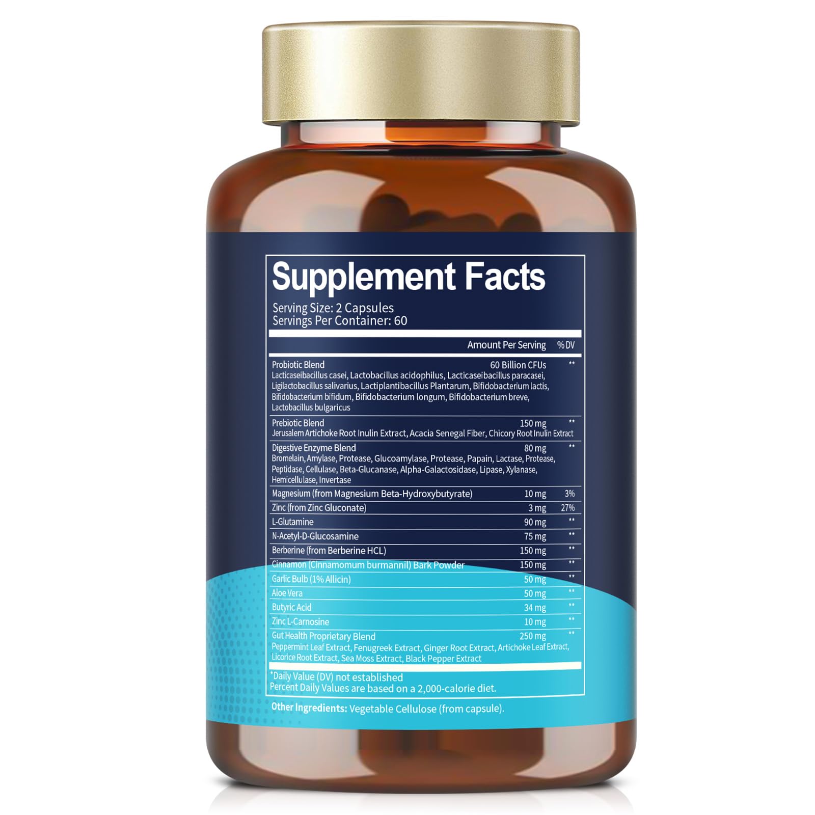 14-in-1 Gut Health with Probiotics, Prebiotics, Postbiotics & Digestive Enzymes for Women & Men, 60 Billion CFU Probiotics for Digestion, Strong Immunity, - PrimeBioHealth - canada supplements