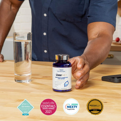 1MD Nutrition LiverMD - Liver Support Supplement | Siliphos Milk Thistle Extract & NAC - Supports Healthy Energy, Immunity & Overall Health - PrimeBioHealth - canada supplements