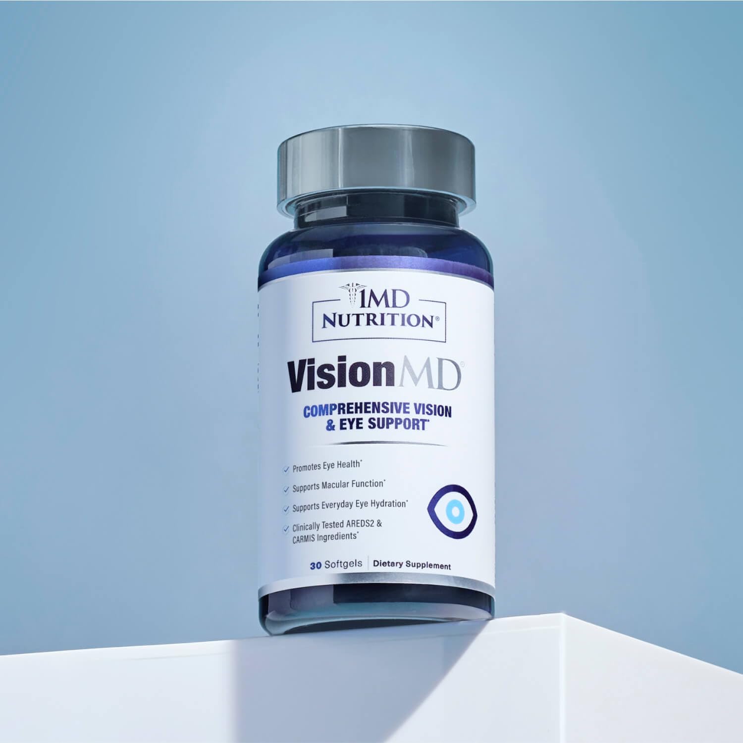 1MD Nutrition VisionMD Eye Vitamin CARMIS - Eye Supplement for Adults - with OptiLut Lutein & Zeaxanthin - Supports Vision Health Care, Everyday Eye Strain - PrimeBioHealth - canada supplements