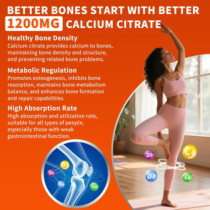 (2 Pack) Calcium Citrate 1200 mg with Vitamin D3 Gummies for Women & Men,Calcium Supplements for Bone & Teeth Support,High Absorption - Easy to Digest, - PrimeBioHealth - canada supplements