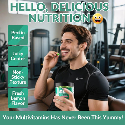 2 Pack Mens Multivitamins Gummies- Methylated Multivitamin for Men with Coq 10, Vegan Omega 3, Vitamins A C E D3 K2 B6 B12 B1 B2 - PrimeBioHealth - canada supplements