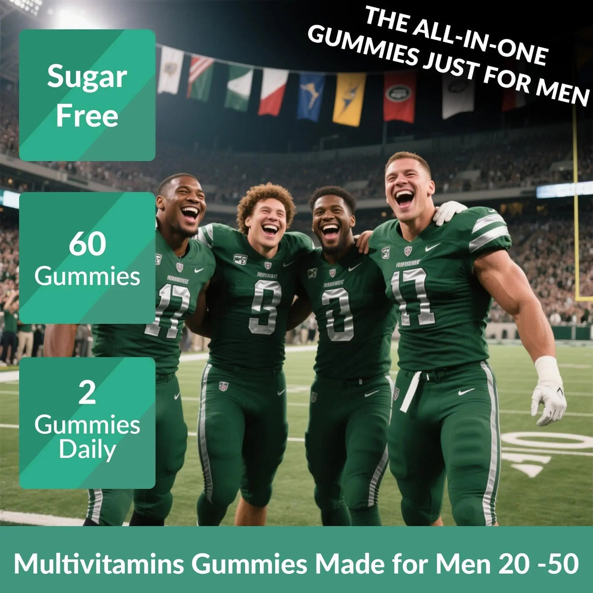 2 Pack Mens Multivitamins Gummies- Methylated Multivitamin for Men with Coq 10, Vegan Omega 3, Vitamins A C E D3 K2 B6 B12 B1 B2 - PrimeBioHealth - canada supplements