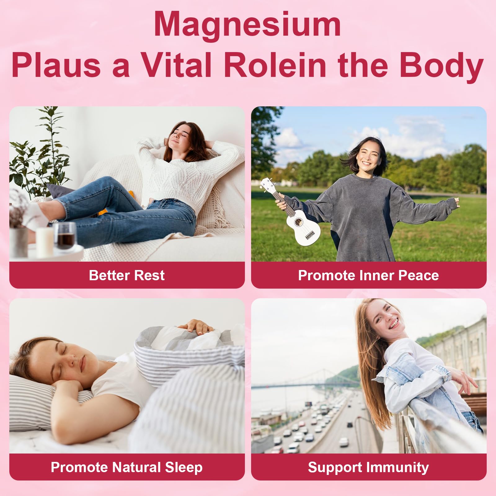 2 Packs Liposomal Magnesium Complex Gummies-as 12 Forms of Magnesium Citrate,Glycinate,Malate,Oxide,and More with Vitamin D3, B6,C, Ashwagandha & CoQ10 for Women and Men - PrimeBioHealth - canada supplements
