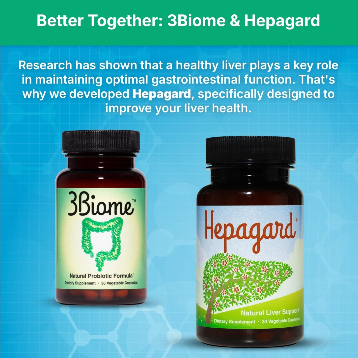 3Biome - Natural Probiotic Supplement - Non-GMO, Vegan, Gluten-Free - PrimeBioHealth - canada supplements