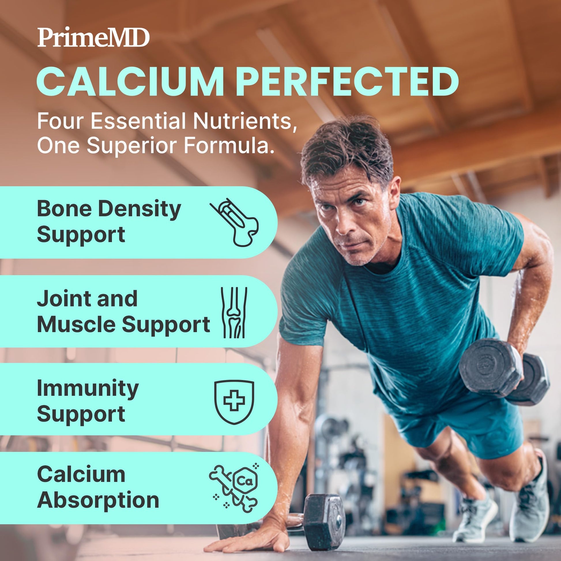 4-in-1 Calcium Supplements for Women & Men - Calcium Citrate with D3 K2 Vitamin 5000 IU - Calcium 600mg with Vitamin D3 K2 - Everyday Vitality Supplement - PrimeBioHealth - canada supplements