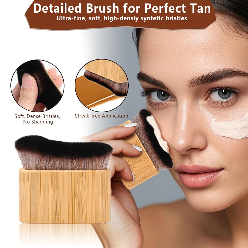 4 in 1 Luxury Velvet Tanning Mitt Self Tanning Mitt Applicator Self Tanner Brush Self Tanner Back Applicator - PrimeBioHealth - canada supplements