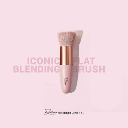 Iconic Flat Blending Brush - The Good Mineral | Best Brush for Loose Powder | Vegan THE GOOD MINERAL buy supplements Au
