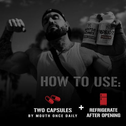 5% Nutrition Rich Piana Probio-75 Billion CFUs | Vegan, 14 Unique Strains - PrimeBioHealth - canada supplements