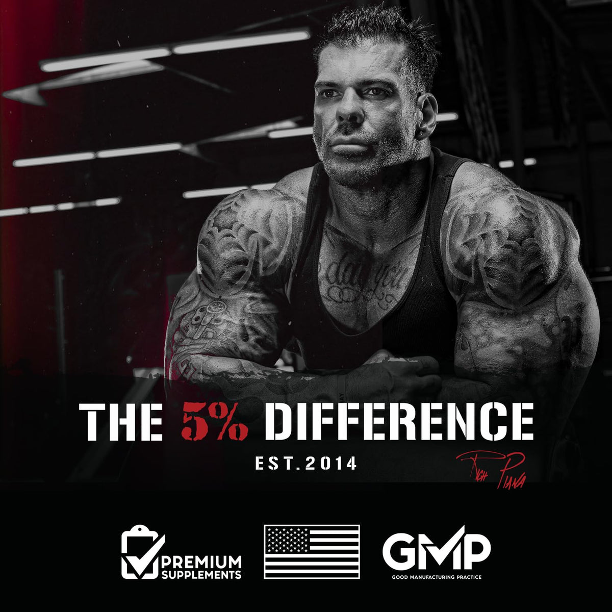 5% Nutrition Rich Piana Probio-75 Billion CFUs | Vegan, 14 Unique Strains - PrimeBioHealth - canada supplements
