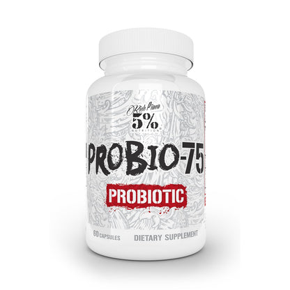 5% Nutrition Rich Piana Probio-75 Billion CFUs | Vegan, 14 Unique Strains - PrimeBioHealth - canada supplements