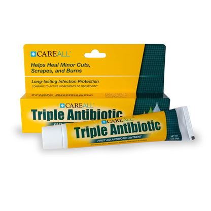 CareAll Triple Antibiotic Ointment 1.0 oz (4 Pack), First Aid Ointment for Minor Scrapes, Cuts, and Burns to Help Prevent Infection, Compare to The Active Ingredients of The Leading Brand CareAll buy supplements Au